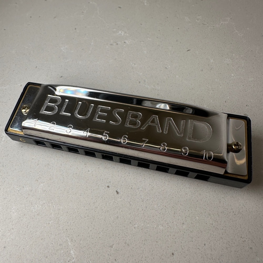 Hohner Bluesband Harmonica Key of C 10 Hole Diatonic Instrument